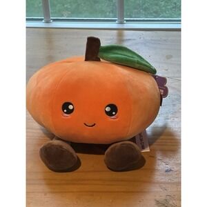 NWT Cuddle Crew Pumpkin Plush Halloween Decor Lovey Kids Adults